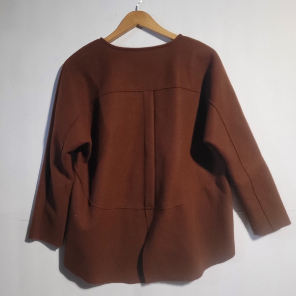 Comme Tu Veux Chic Brown Women's Crew Neck Sweater Womens Size Medium - Picture 3 of 3
